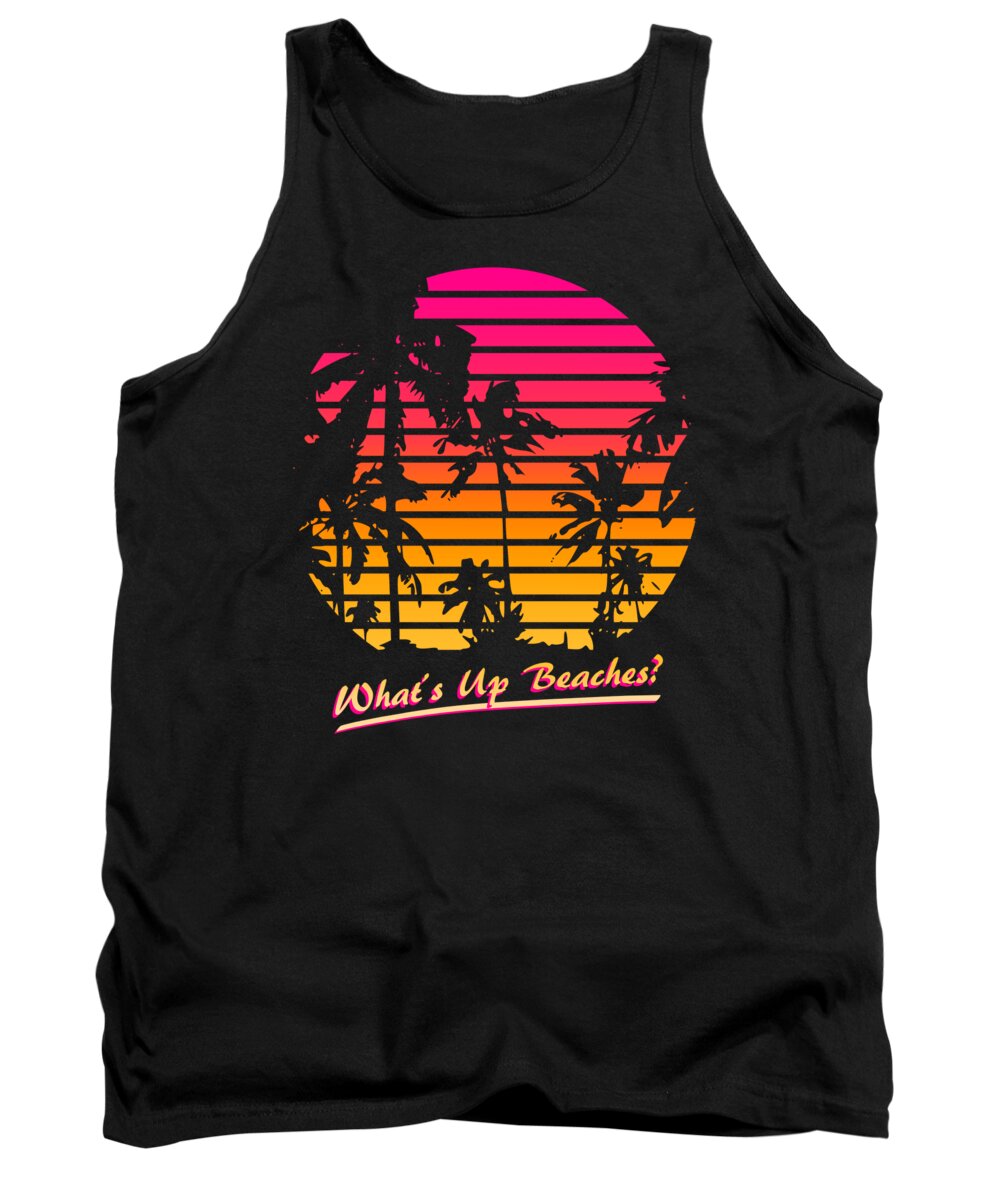 Classic Tank Top featuring the digital art Whats Up Beaches by Filip Schpindel