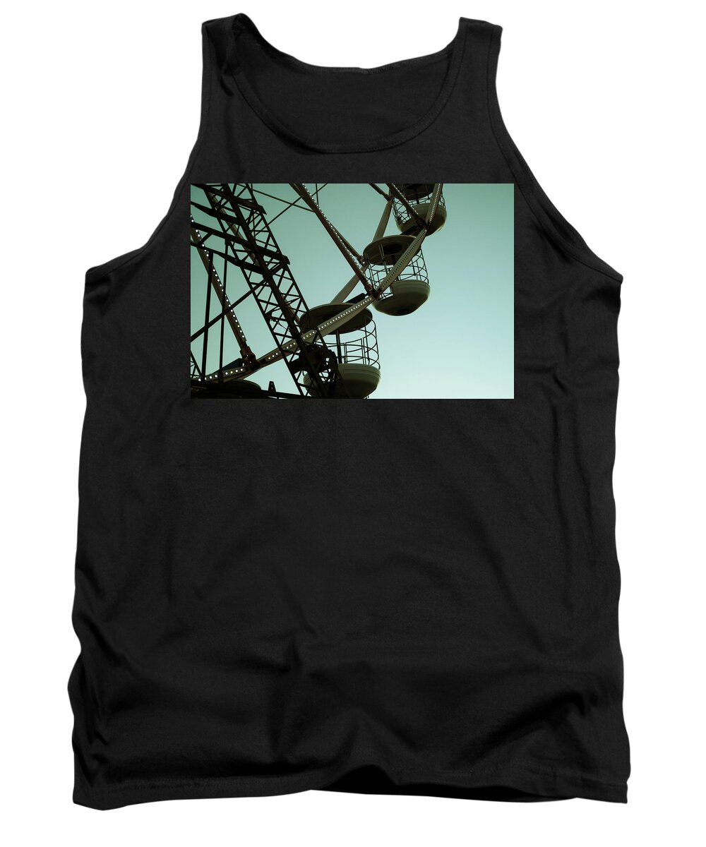 Blackpool Tank Top featuring the photograph Wheel by Nick Barkworth