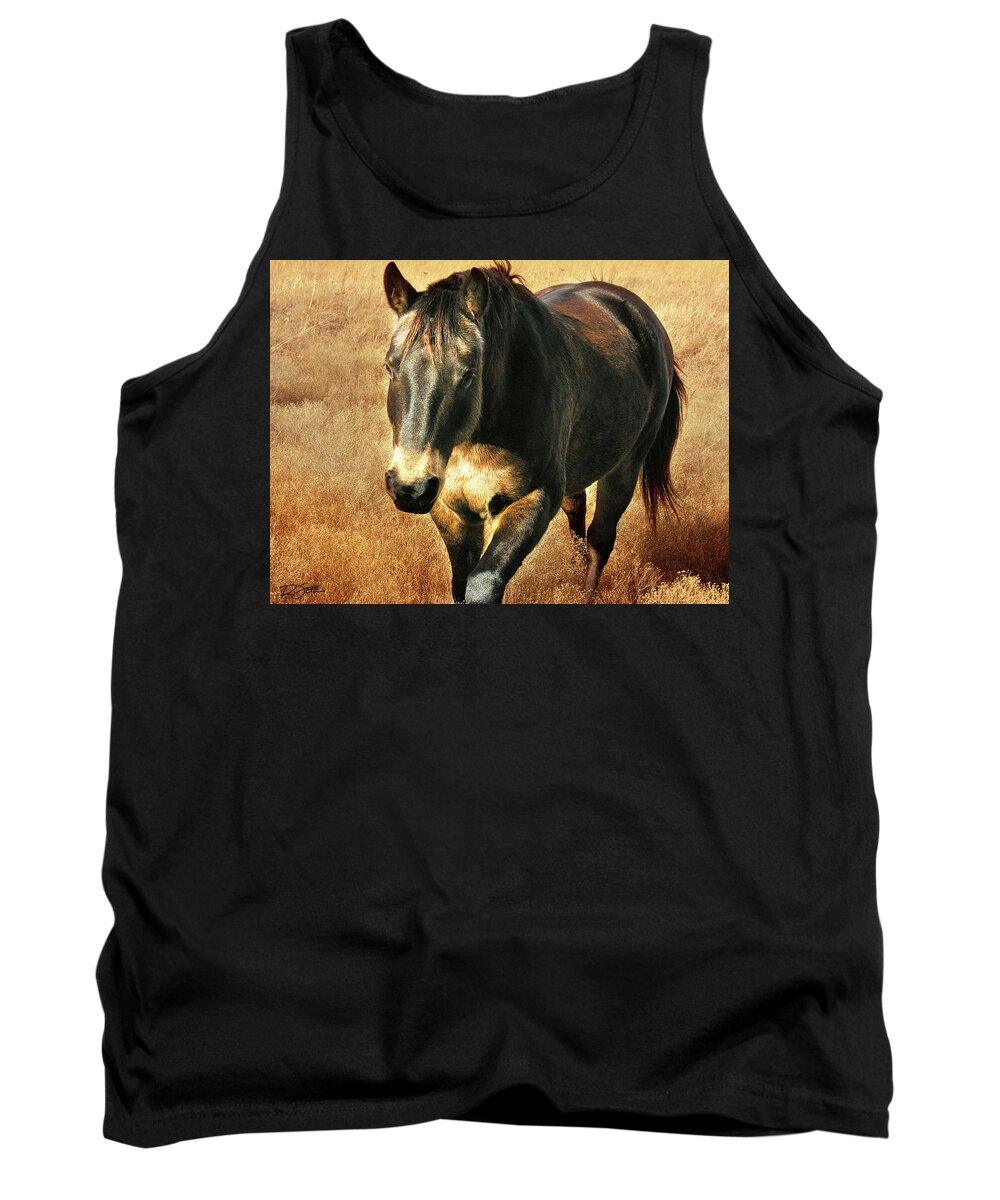 Horse Tank Top featuring the photograph Wild Beauty by Rod Seel
