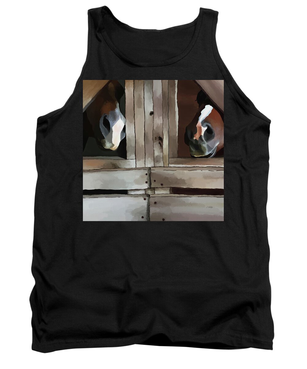 You Got A Friend In Me Tank Top featuring the painting You Got A Friend In Me by Jordan Blackstone