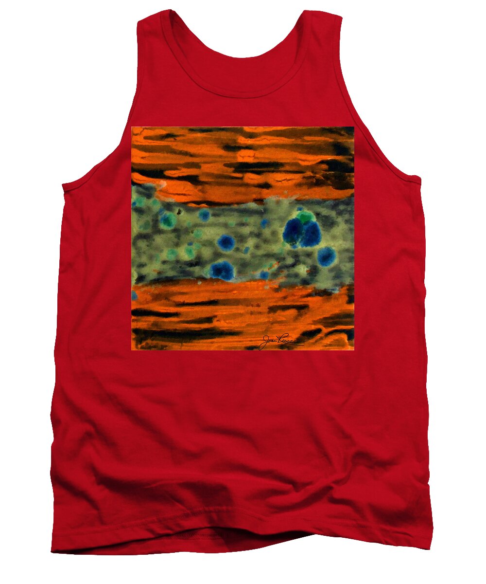 Abstract Painting Tank Top featuring the painting Autumn Breeze #1 by Joan Reese