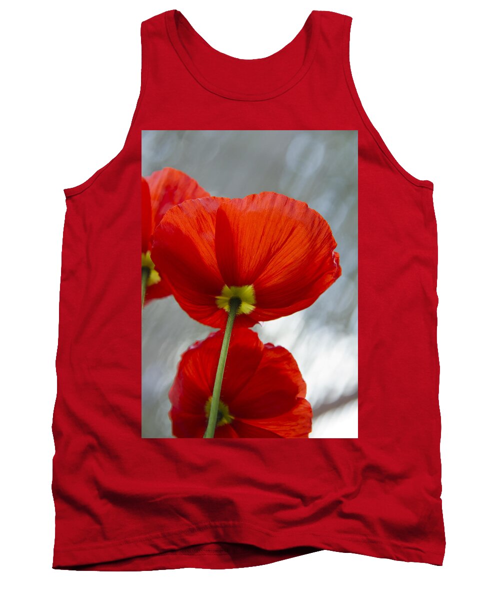 Poppy Tank Top featuring the photograph Poppy #1 by Chris Smith