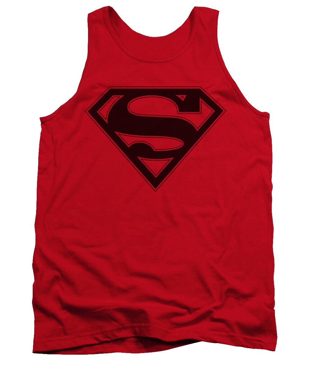 Superman Made of Steel Adult Tank Top
