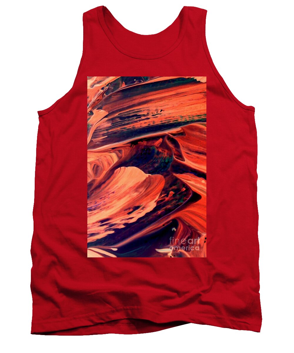 Catalyst Tank Top featuring the painting Catalyst #2 by Jacqueline McReynolds