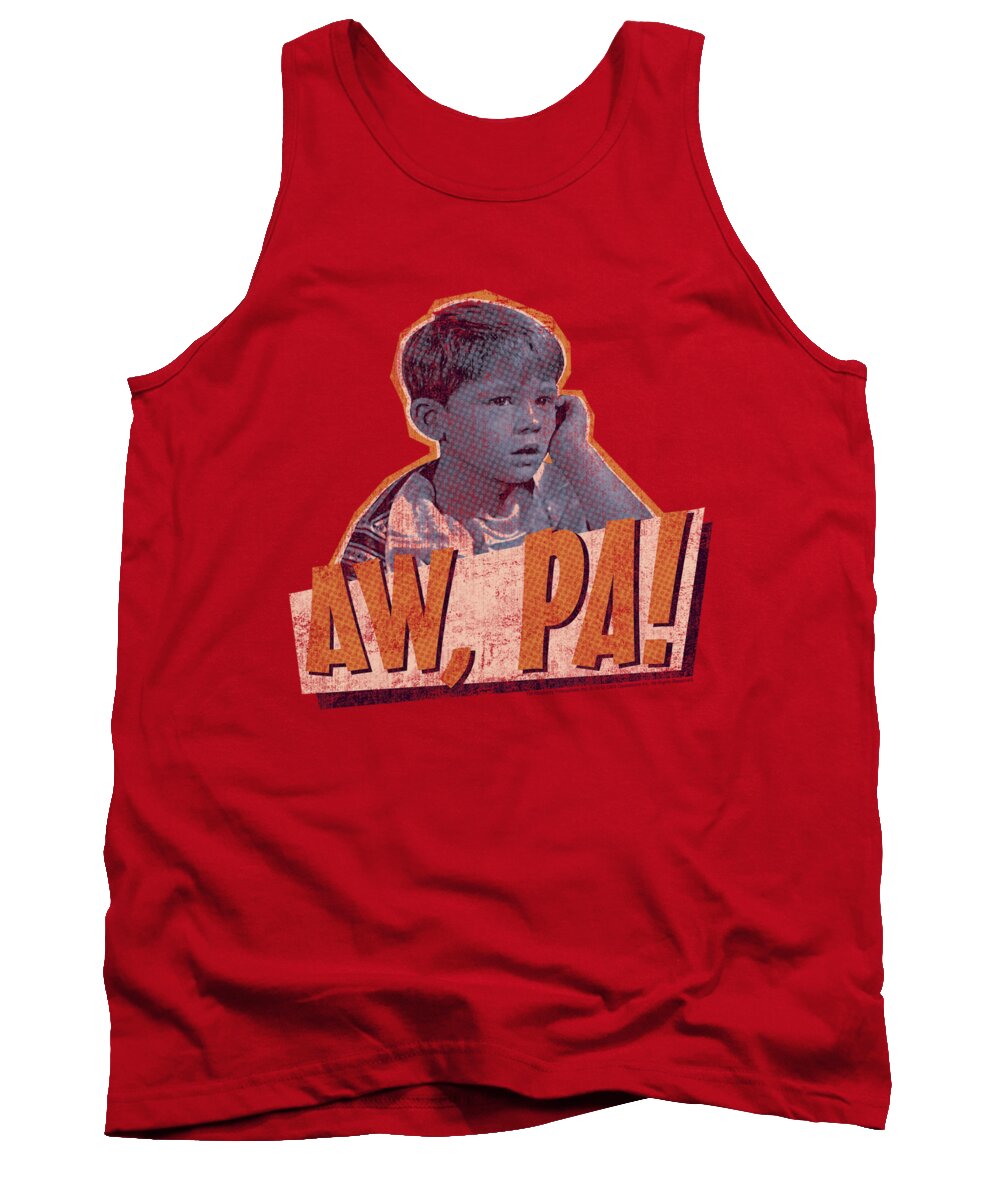 Andy Griffith Tank Top featuring the digital art Andy Griffith - Aw Pa by Brand A