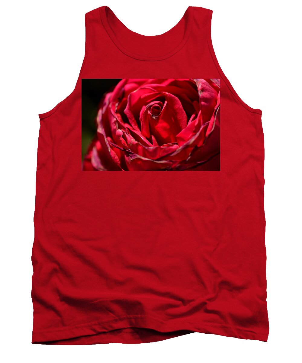 Arizona Tank Top featuring the photograph Arizona Rose I by Michael McGowan