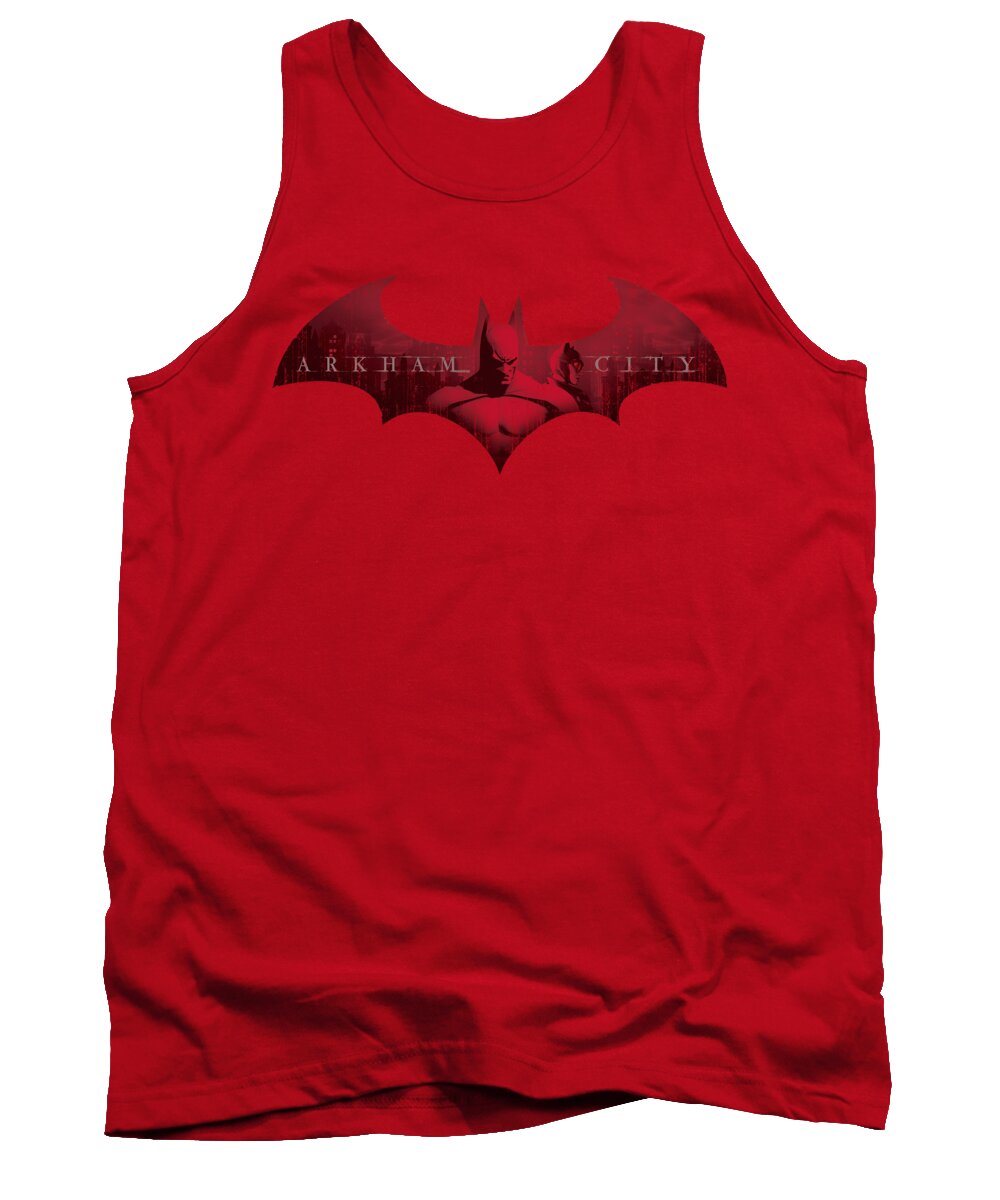Arkham City Tank Top featuring the digital art Arkham City - In The City by Brand A