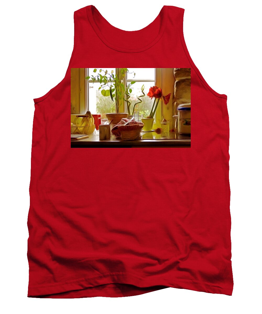 Brittany Still Life Tank Top featuring the photograph Brittany Still Life by Wes and Dotty Weber