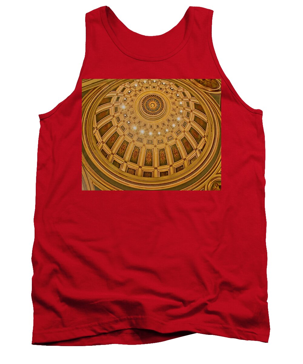 Cathedral Of The Sacred Heart Dome Tank Top featuring the photograph Cathedral of the Sacred Heart Dome by Jemmy Archer