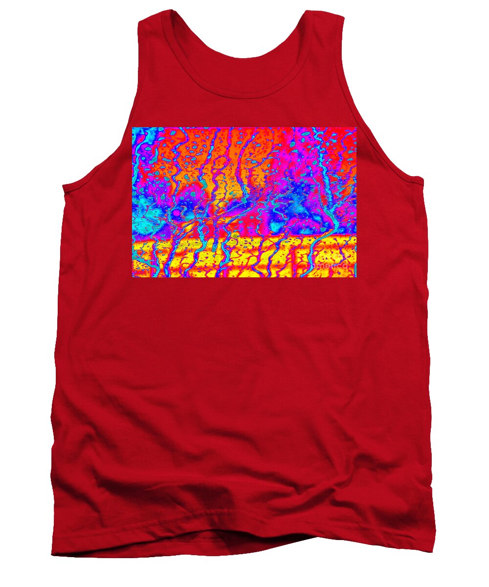 Note Card Tank Top featuring the photograph Cosmic Series 018 by Larry Ward