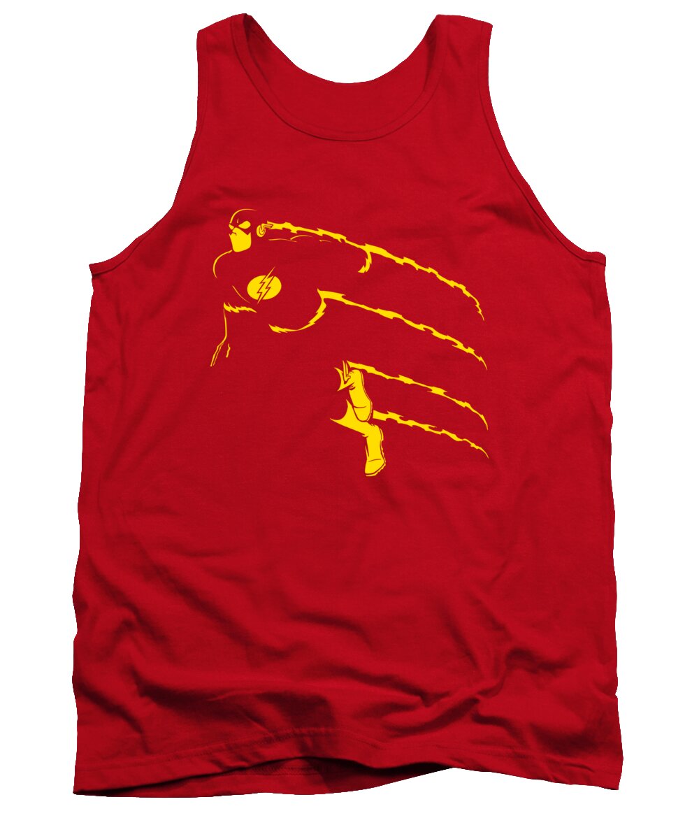  Tank Top featuring the digital art Dc - Flash Min by Brand A