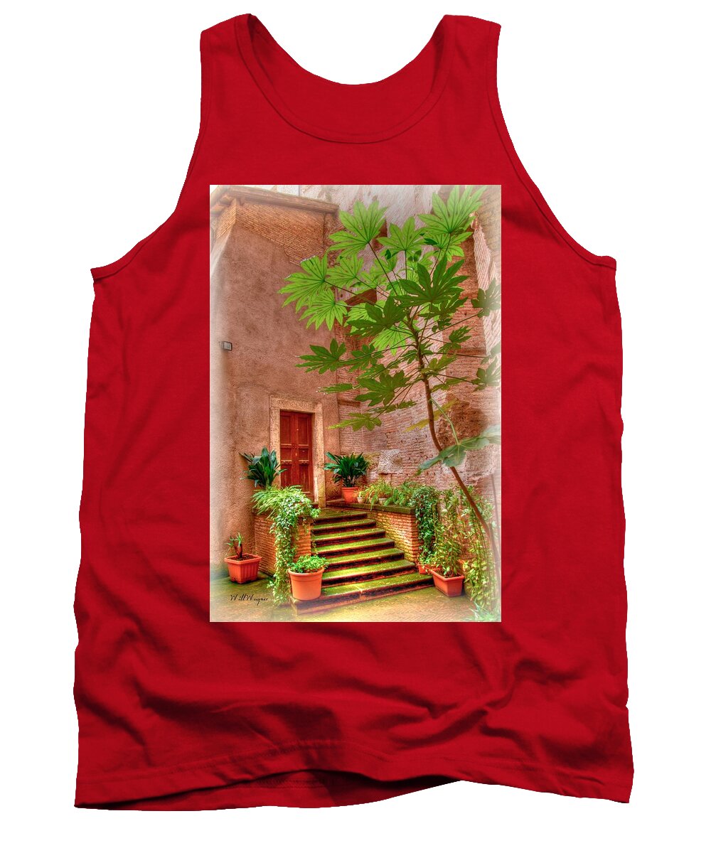 Door Tank Top featuring the photograph Entrance by Will Wagner