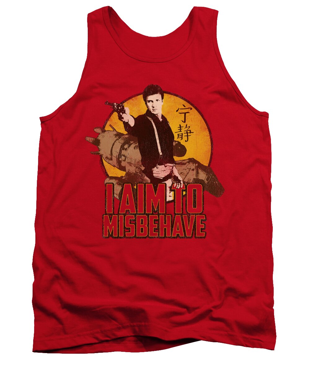  Tank Top featuring the digital art Firefly - I Aim To Misbehave by Brand A
