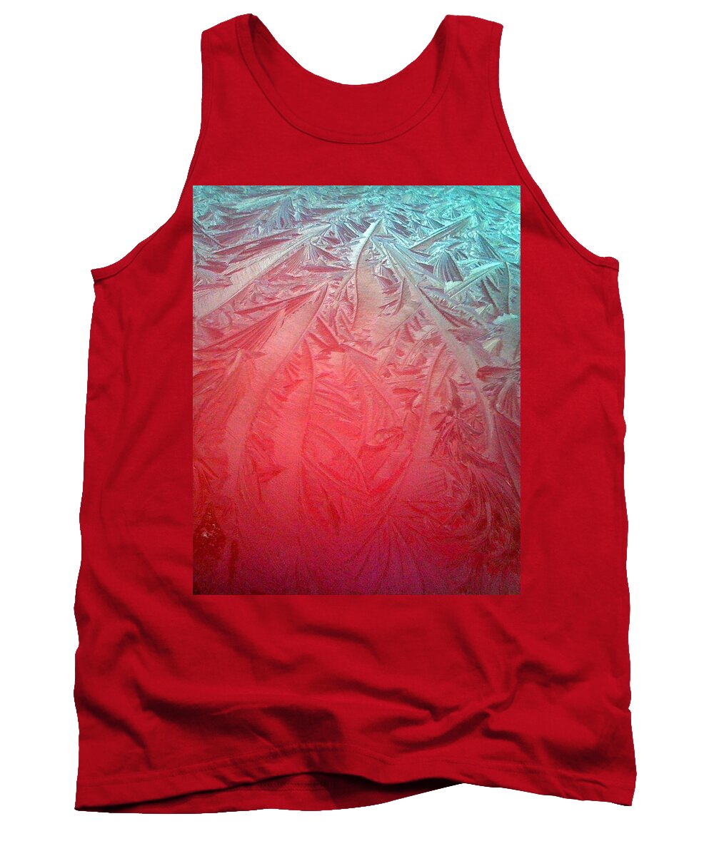 Frost Tank Top featuring the photograph Frostscape by Brenda Stevens Fanning
