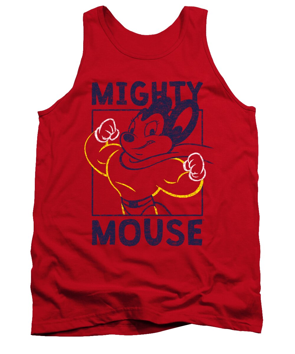  Tank Top featuring the digital art Mighy Mouse - Break The Box by Brand A