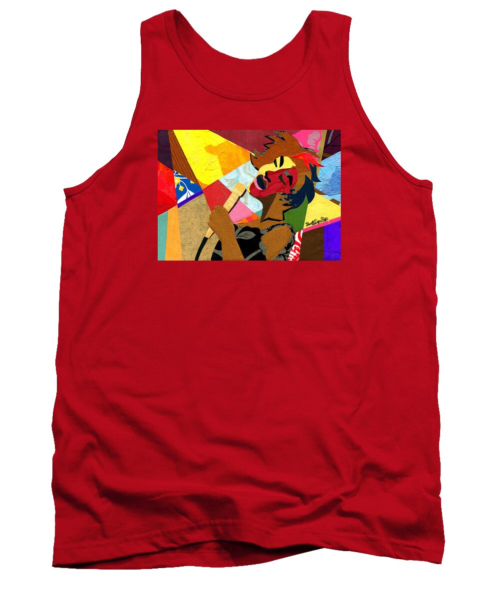 Everett Spruill Tank Top featuring the painting My Favorite Things by Everett Spruill