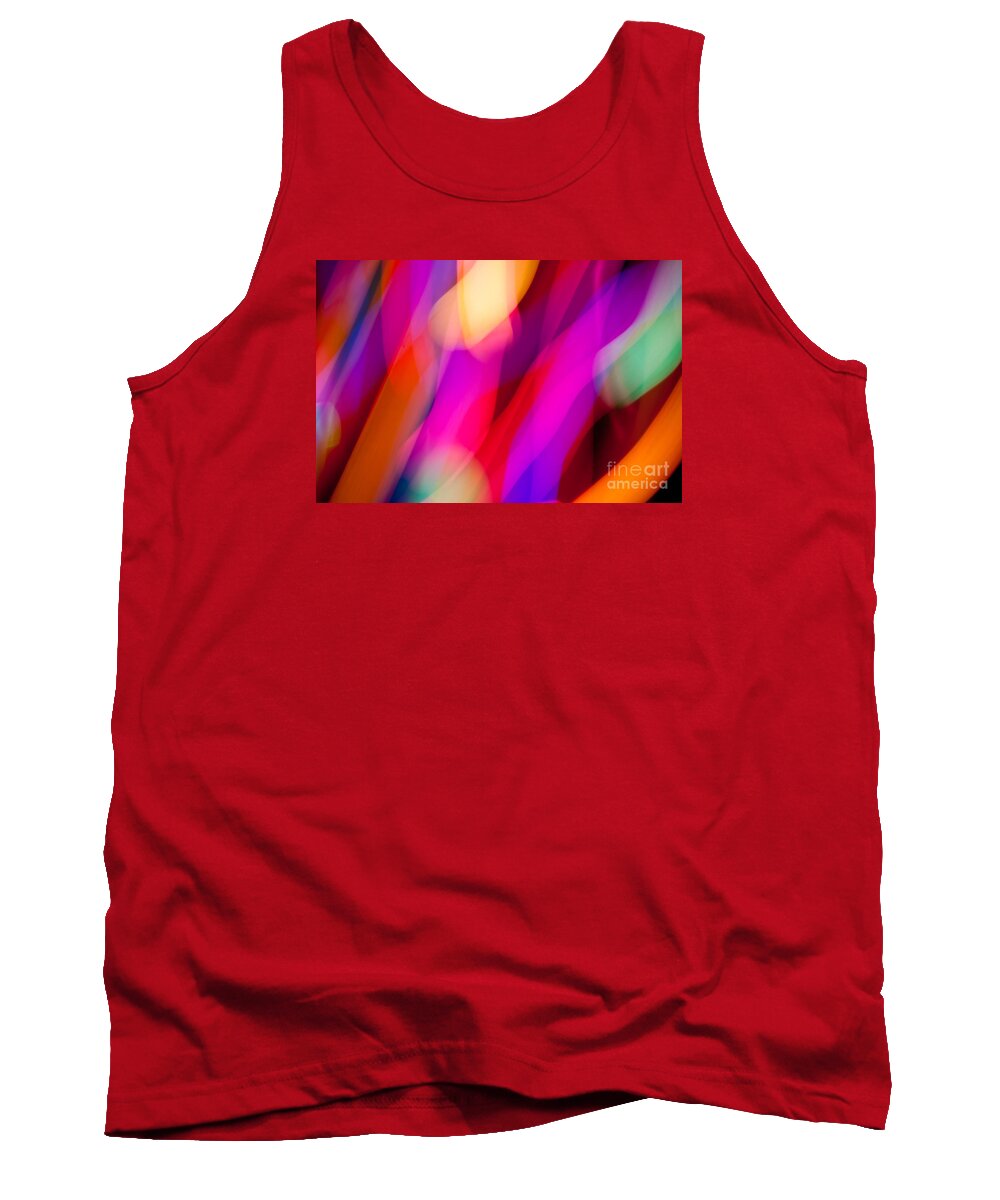 Dance Tank Top featuring the photograph Neon Dance by Anthony Sacco