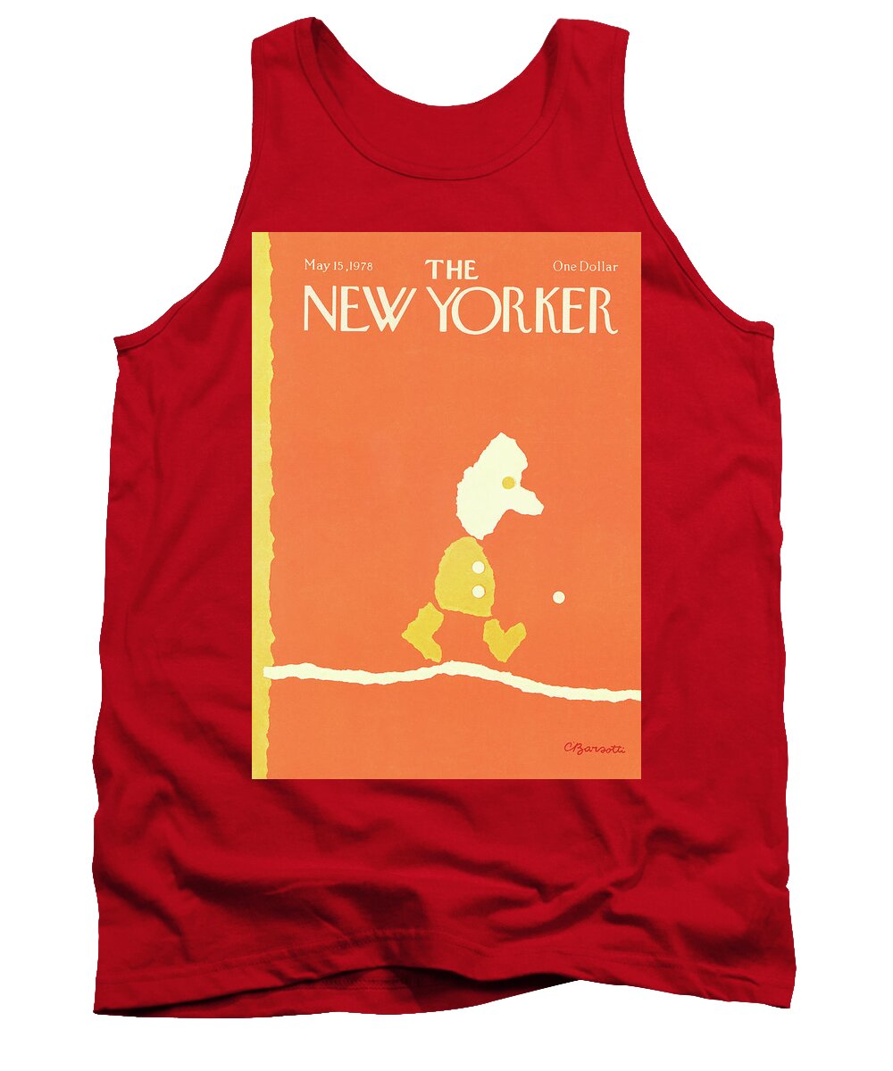 Painting Tank Top featuring the painting New Yorker May 15th, 1978 by Charles Barsotti
