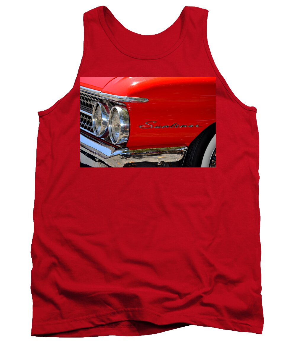 Red Tank Top featuring the photograph Red Sunlinner by Dean Ferreira