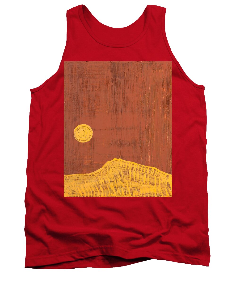Painting Tank Top featuring the painting Tres Orejas original painting by Sol Luckman