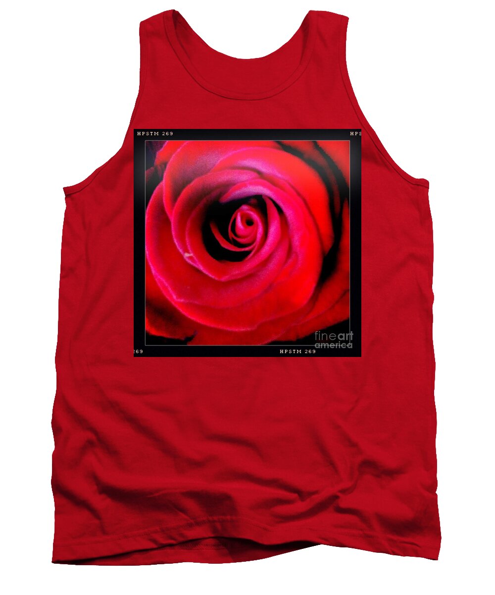 Rose Tank Top featuring the photograph Velvet by Denise Railey