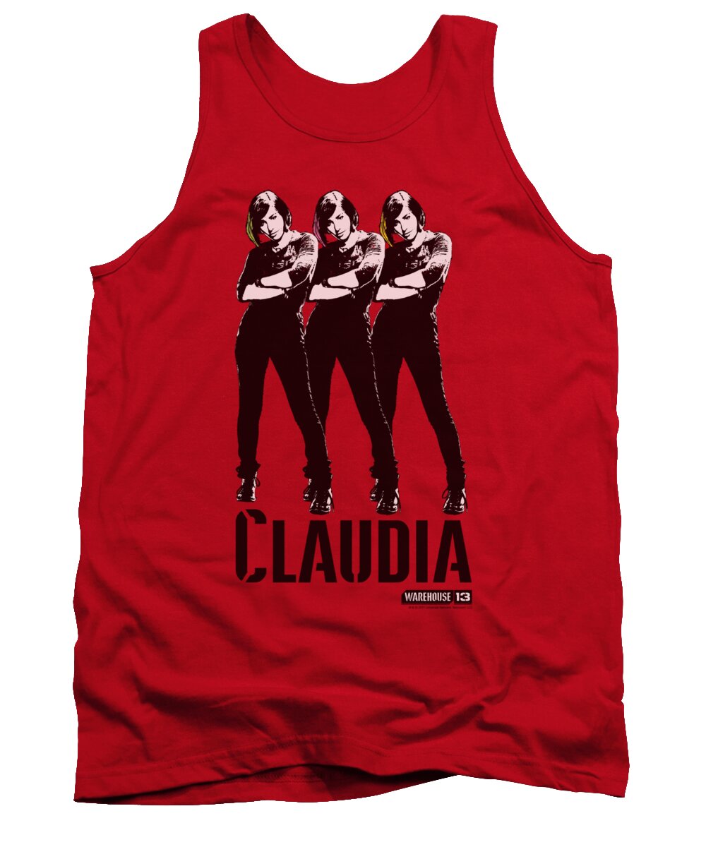 Warehouse 13 Tank Top featuring the digital art Warehouse 13 - Claudia by Brand A