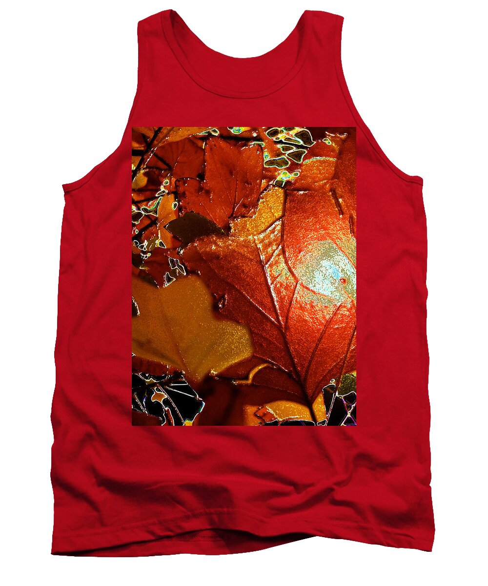  Kenneth James Tank Top featuring the photograph winters autumn in Pasadena by Kenneth James