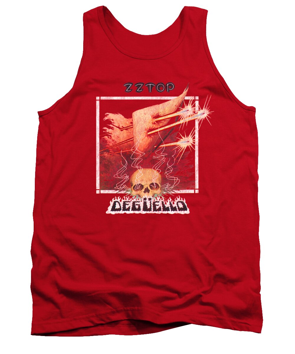  Tank Top featuring the digital art Zz Top - Deguello Cover by Brand A