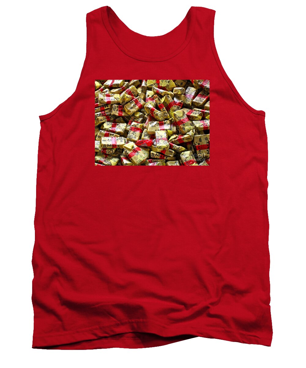 Candy Tank Top featuring the photograph Mary Janes by Beth Saffer