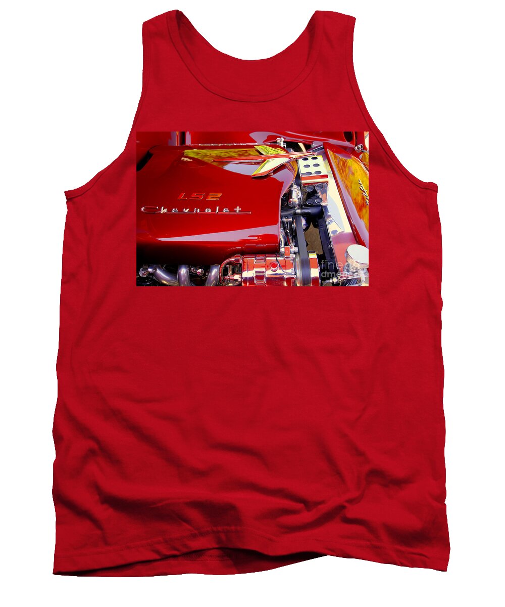 Chevy Tank Top featuring the photograph 1955 Chevy Bel Air Custom by Anthony Wilkening