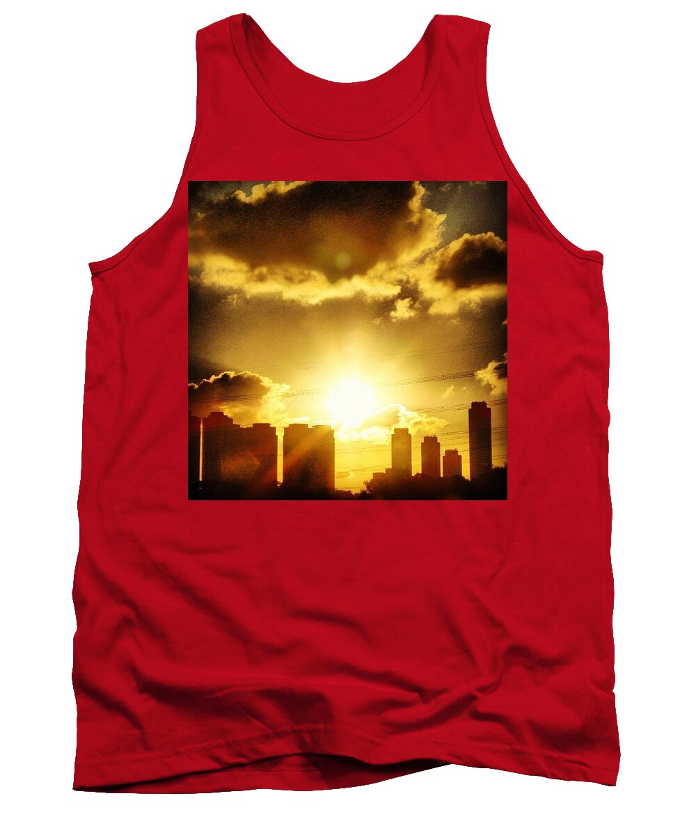  Tank Top featuring the photograph Sunset #2 by Lorelle Phoenix