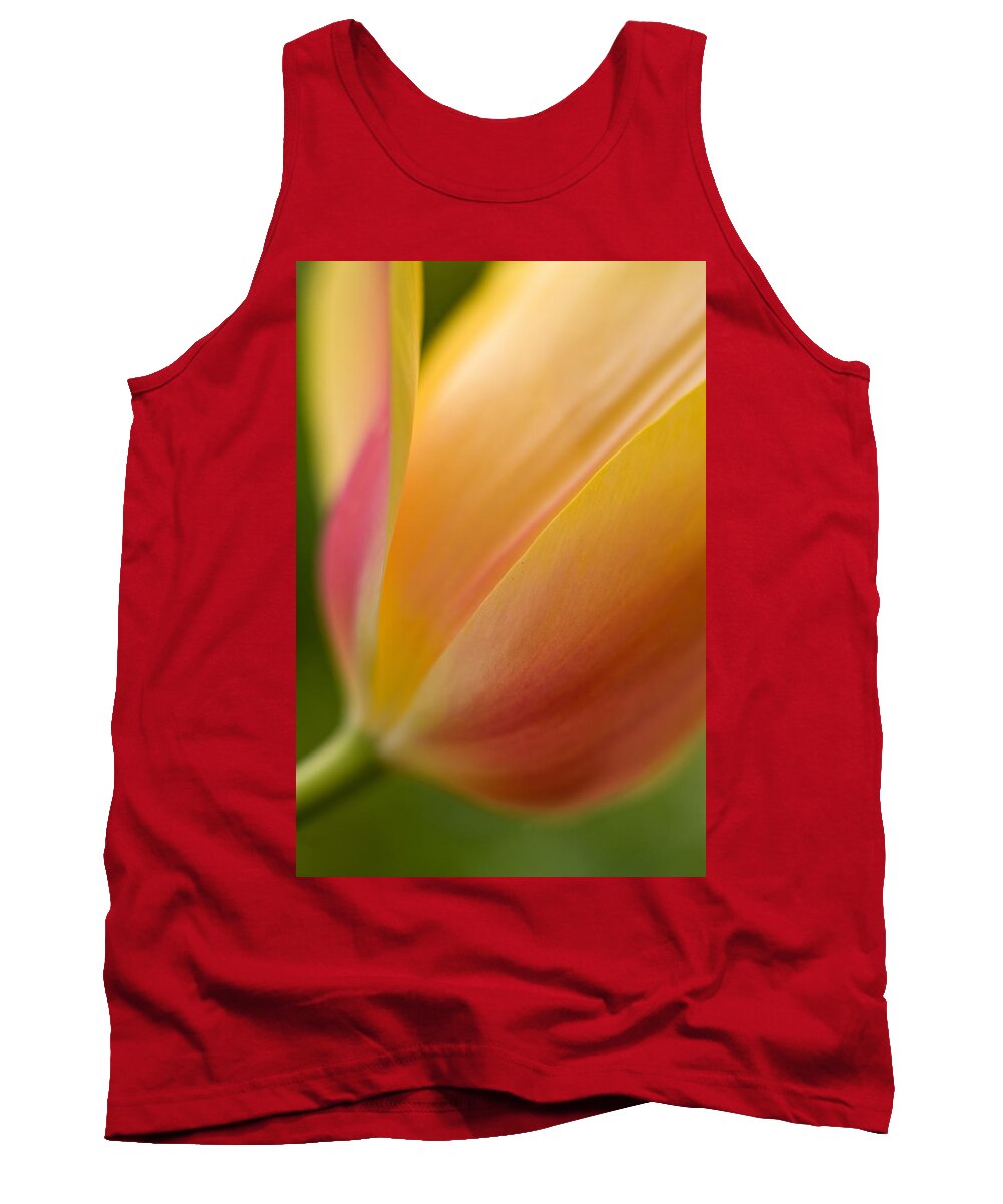 Tulip Tank Top featuring the photograph April Grace by Mike Reid