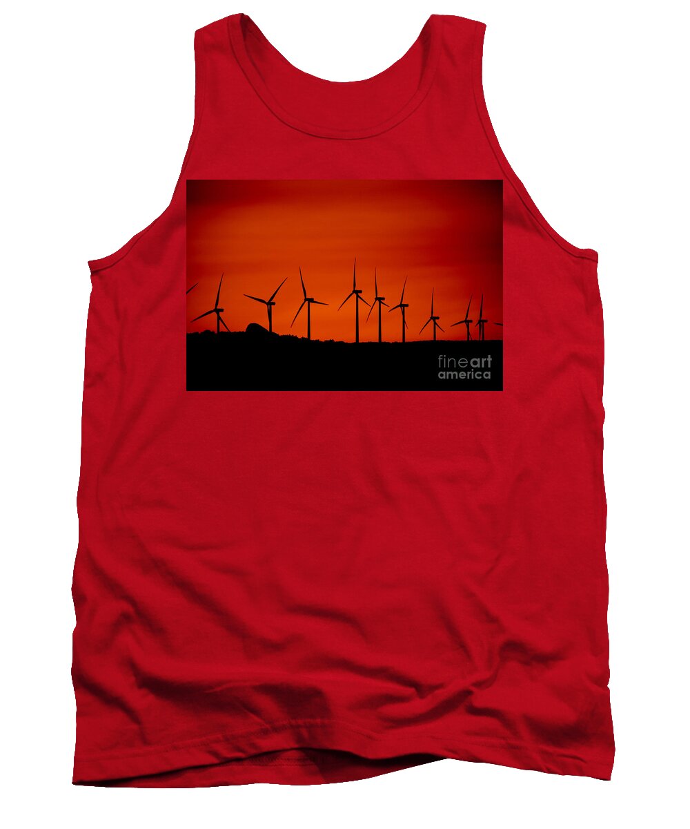 Sunset Tank Top featuring the photograph Knighton055 by Daniel Knighton