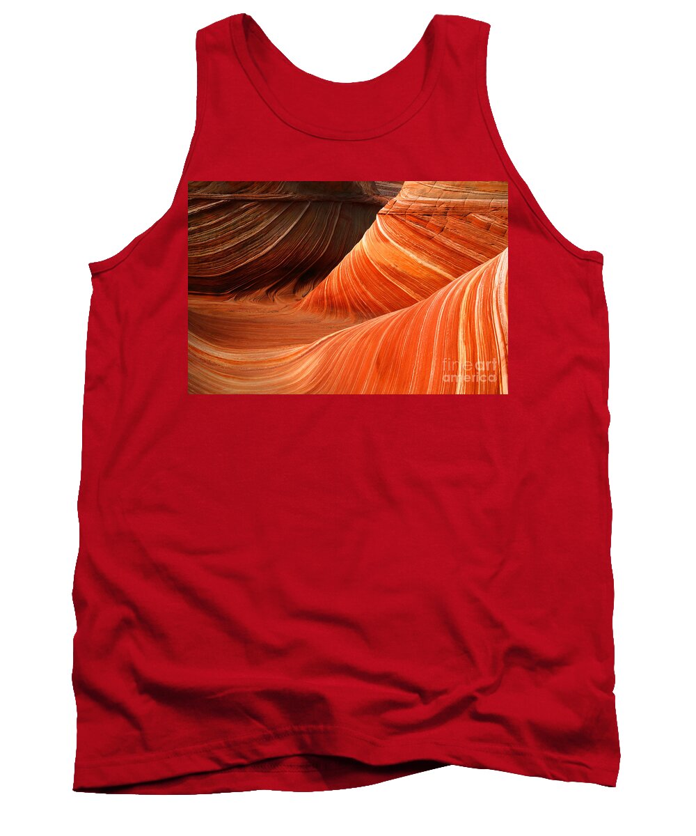 The Wave Tank Top featuring the photograph The Wave by Keith Kapple