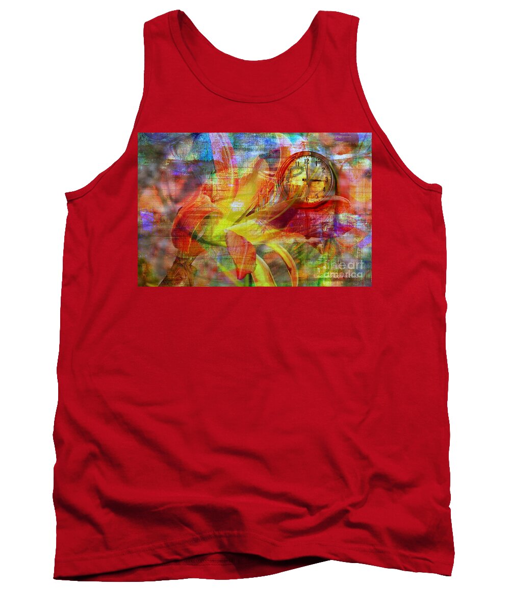 Faniart Faniart Africa America Tableau Sable Woman Femme Abstract Yesayah Fanou Africa West Afrique Canvas Display Image Dance Outdoors Passion Imagination Goree Island Exhibit Tank Top featuring the mixed media Time to Grow by Fania Simon