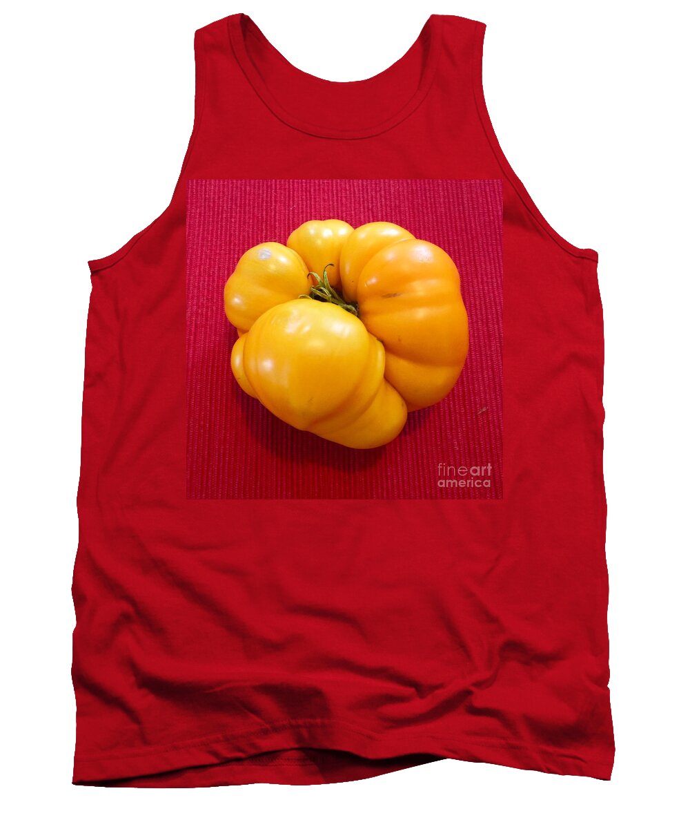Tomatoe Tank Top featuring the photograph Tomatoe #1 by Suzanne Lorenz