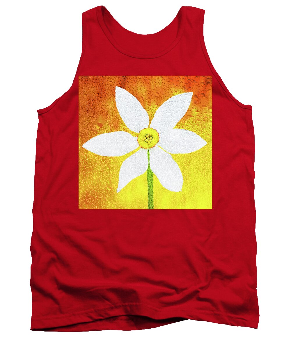 Clock Tank Top featuring the photograph Flower Paradise #2 by Bess Hamiti