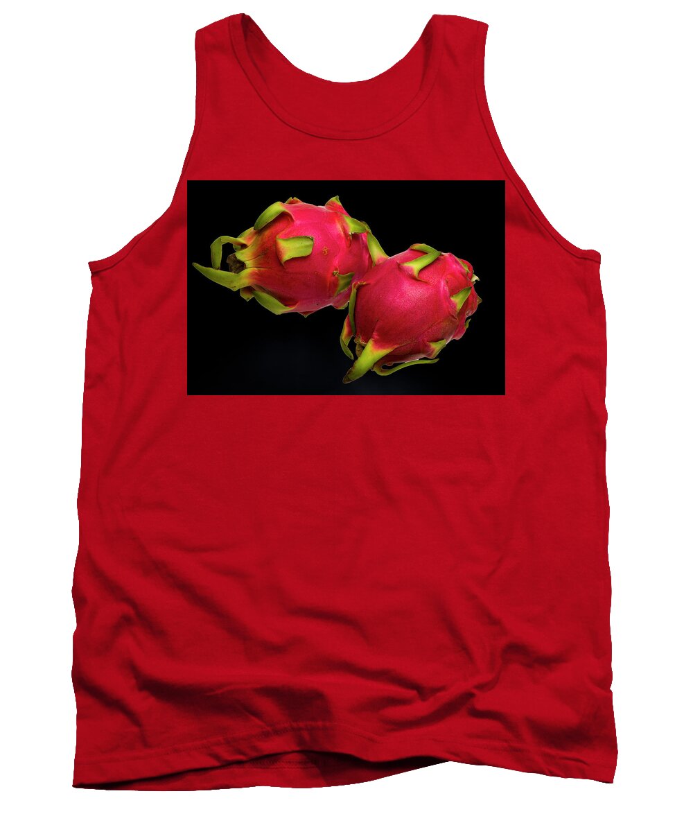 Dragon Fruit Tank Top featuring the photograph Pink Dragon Fruit #2 by David French
