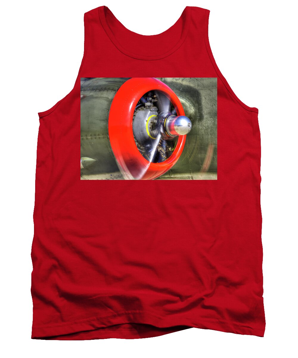B-25 Bomber Tank Top featuring the photograph B-25 #1 by Joe Palermo