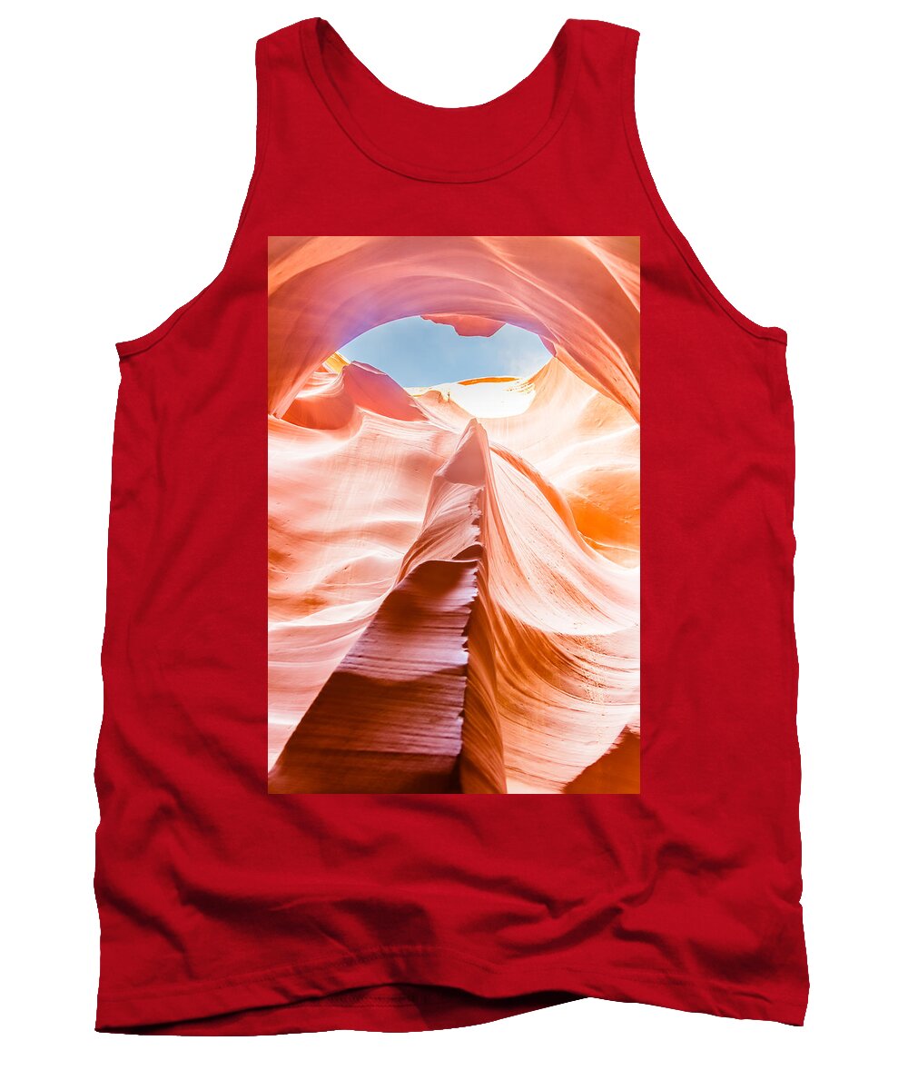 Usa Tank Top featuring the photograph Antelope Canyon #5 by SAURAVphoto Online Store