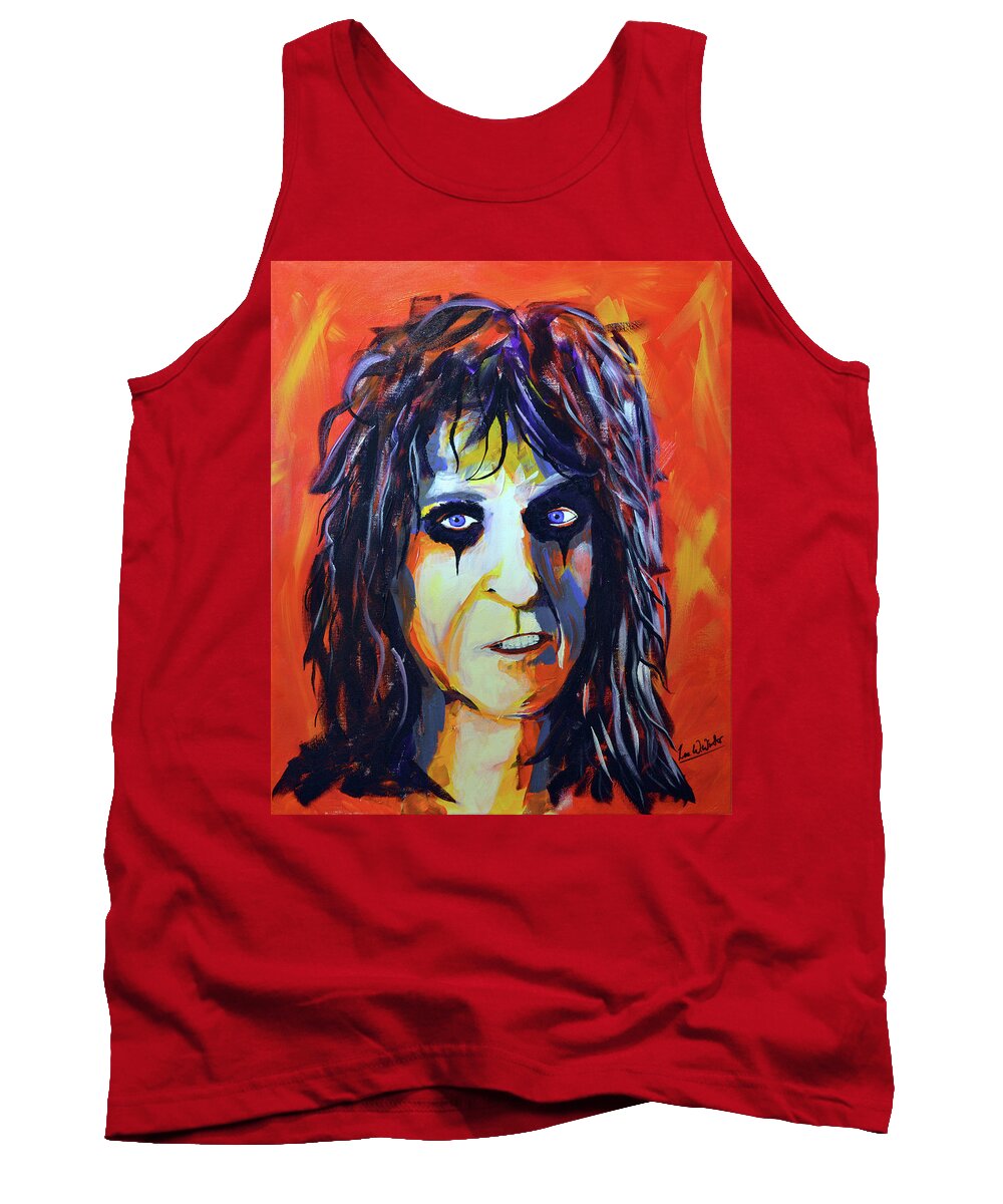Alice Tank Top featuring the painting Alice by Lee Winter