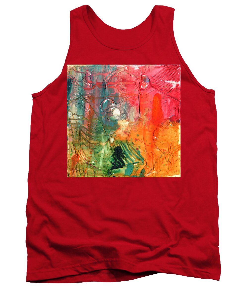 Amazon Tank Top featuring the painting Amazon by Phil Strang
