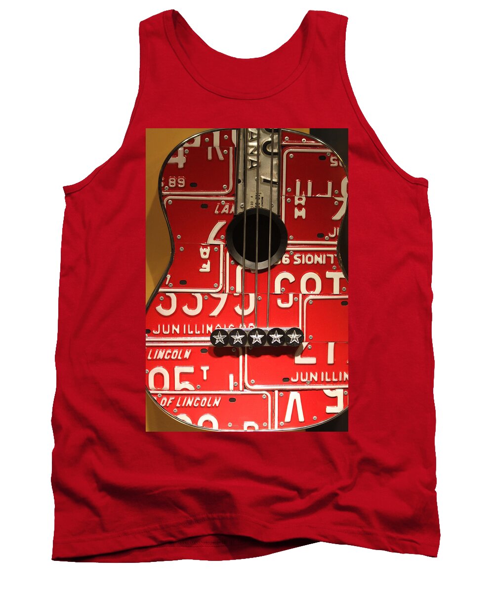 Guitar Tank Top featuring the photograph American Music by Lauri Novak