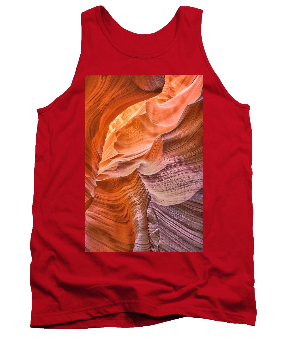 Antelope Tank Top featuring the photograph Antelope Canyon II by Andreas Freund
