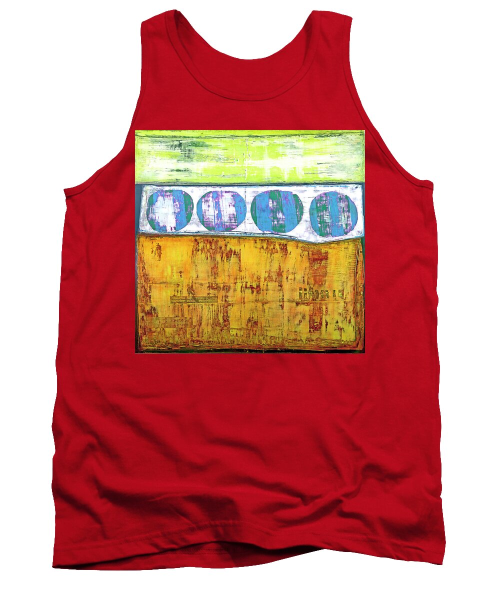 Abstract Prints Tank Top featuring the painting Art Print Venice by Harry Gruenert