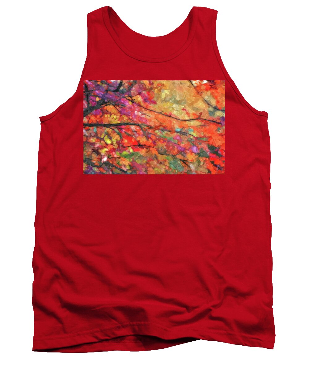 Autumn Tank Top featuring the photograph Autumns Splendorous Canvas by Andrea Kollo