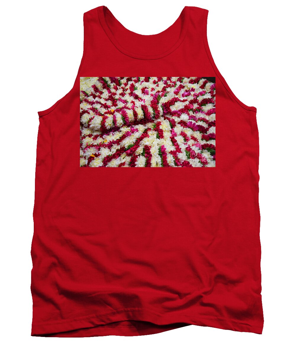 Bed Of Flowers Tank Top featuring the photograph Bed of Flowers by Mini Arora