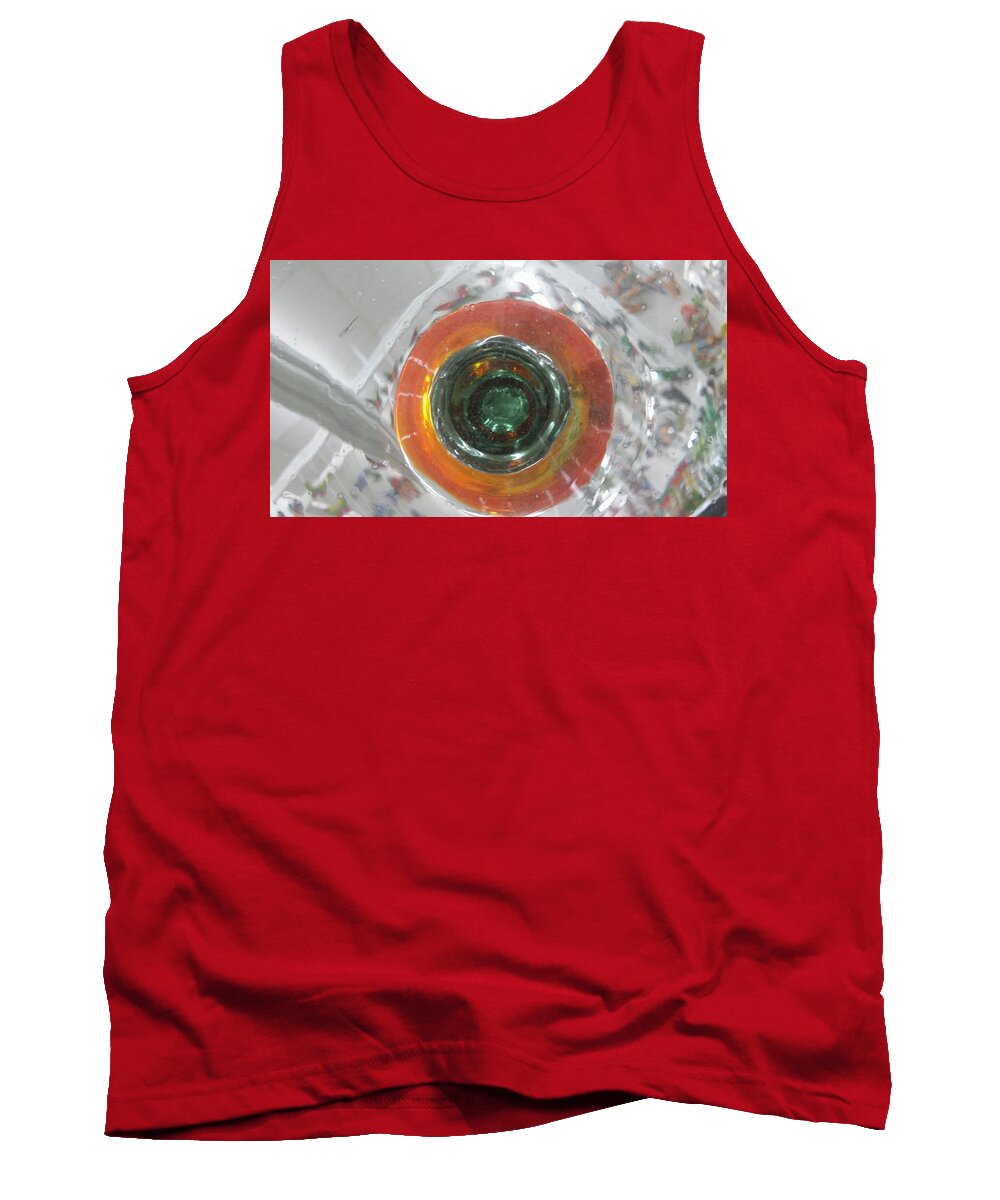 Glass Tank Top featuring the photograph Bottoms Up 6 by Scott S Baker