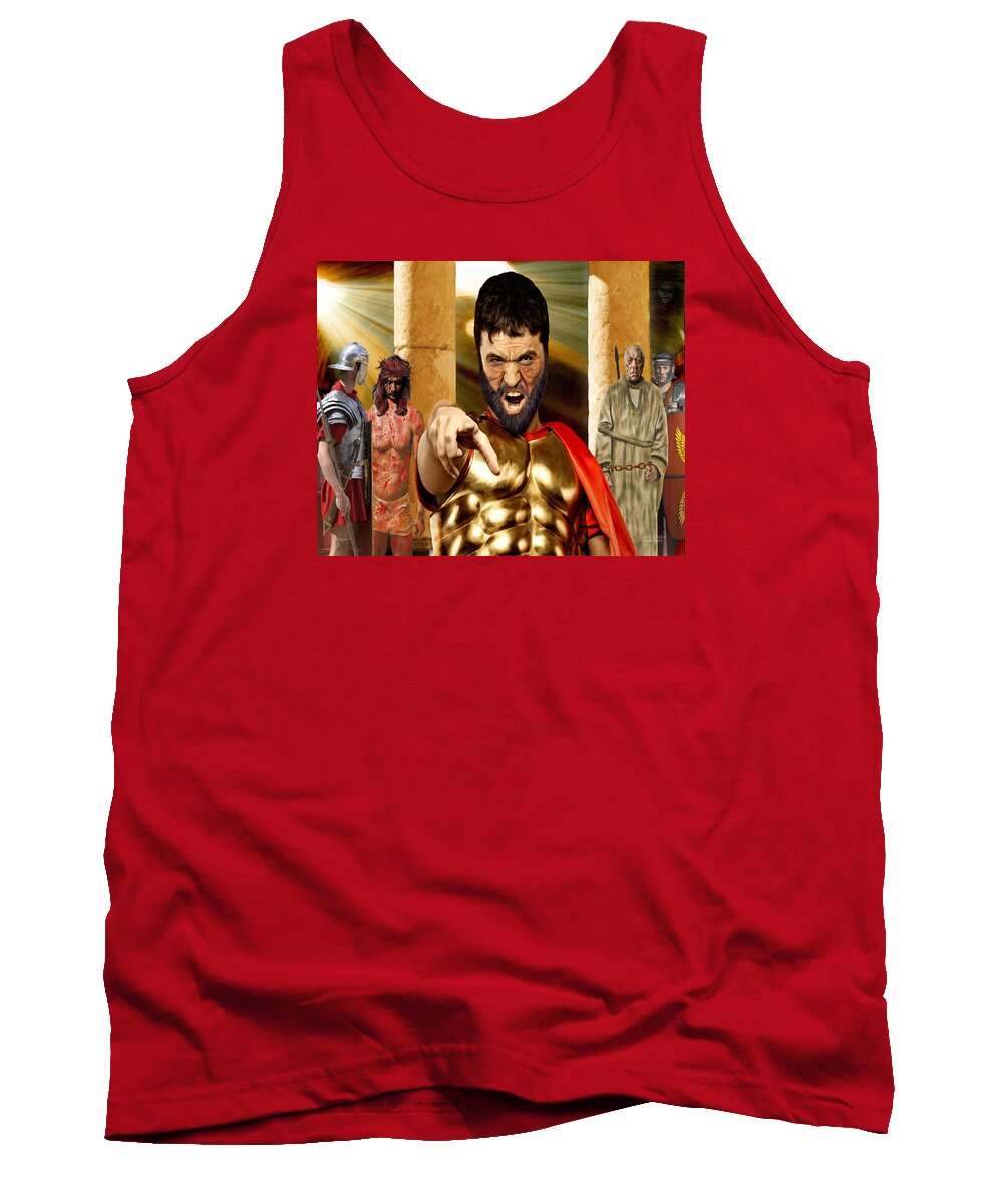 Mark T. Allen Tank Top featuring the painting Choose by Mark Allen