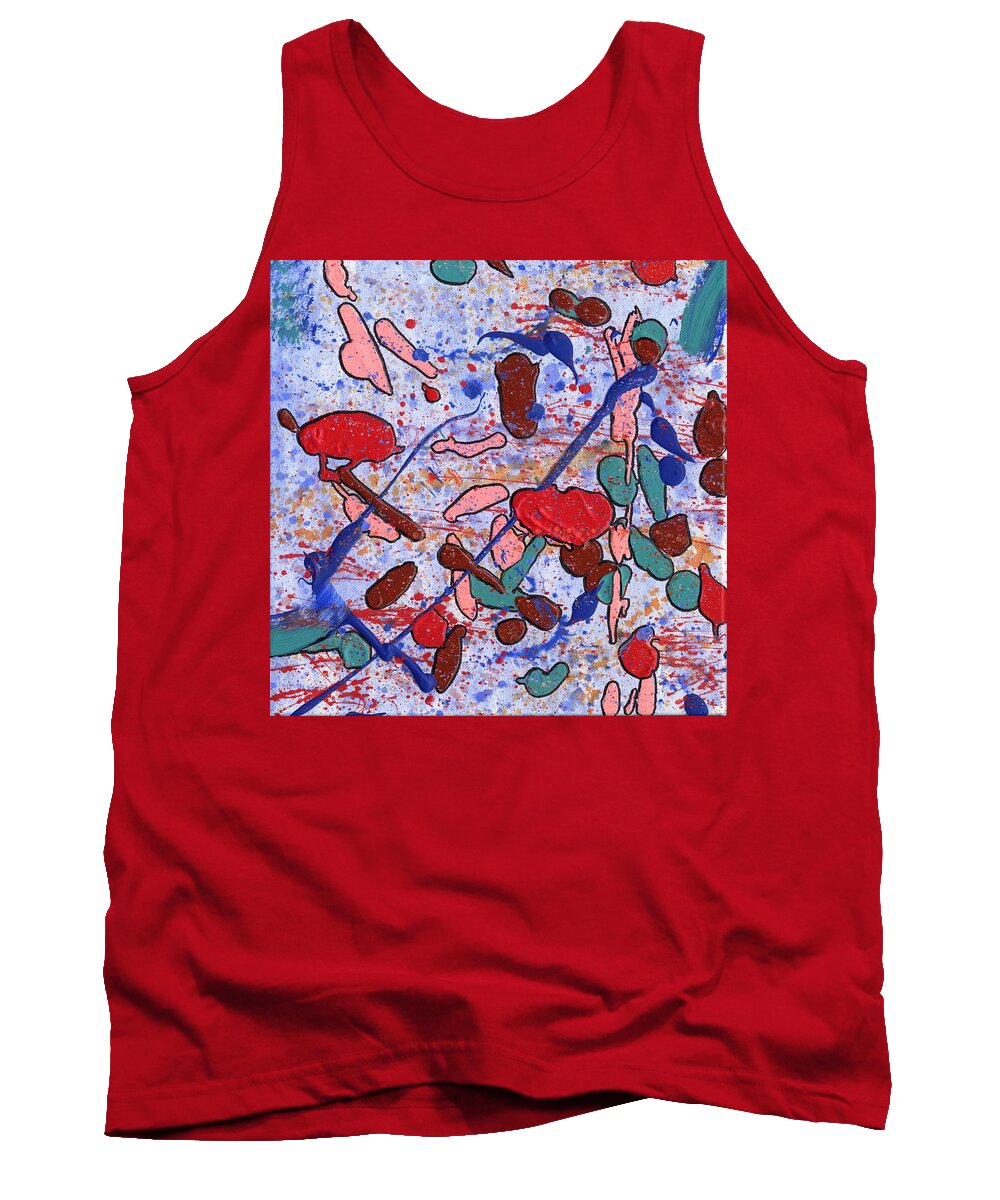 Grace Tank Top featuring the painting Conversation with Grace by Phil Strang